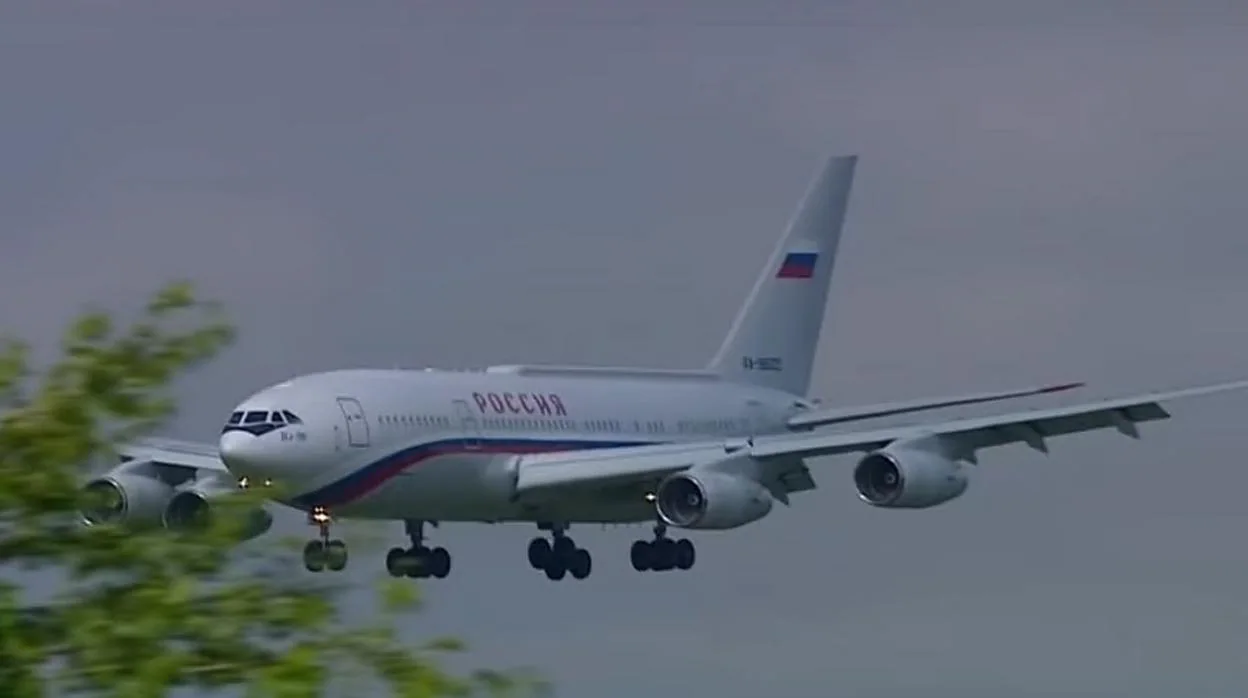 Avión empleado por Putin para llegar a Buenos Aires en la Cumbre del G20
