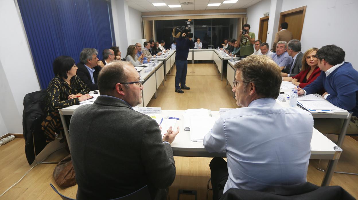 Reunión de la última junta directiva del PPdeG