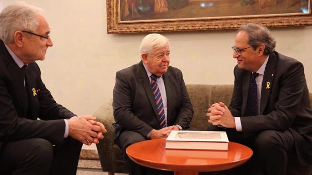 Quim Torra se reúne con el presidente esloveno Borut Pahor