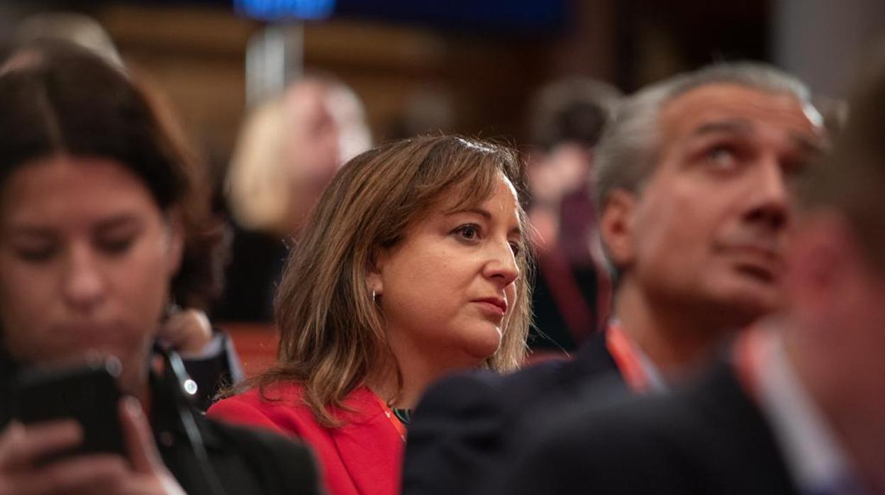 Iratxe García, secretaria de la UE en la ejecutiva del PSOE y presidenta de la Delegación Socialista en el Parlamento Europeo