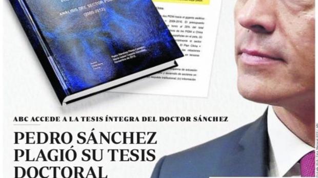 Moncloa dice que el análisis antiplagio de la tesis de Sánchez lo hizo él «a título particular»