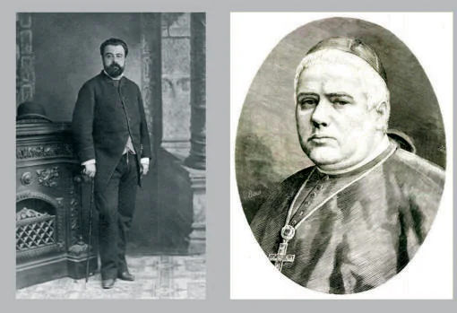 Antonio Bringas, alcalde de Toledo, y el cardenal Juan Antonio Moreno, arzobispo primado, quienes solicitaron, sin éxito, medida de gracia para los condenados a muerte