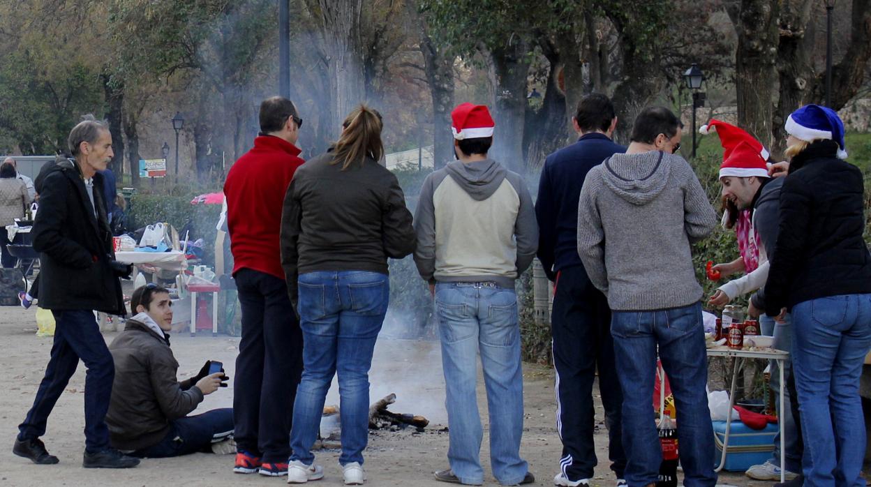 El concurso de migas del pasado año se celebró en el Paseo de Recaredo