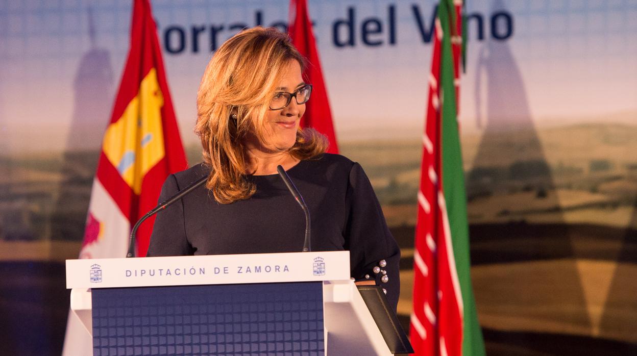 La presidenta de la Diputación de Zamora y candidata a la alcaldía de Zamora por el PP, Mayte Martín