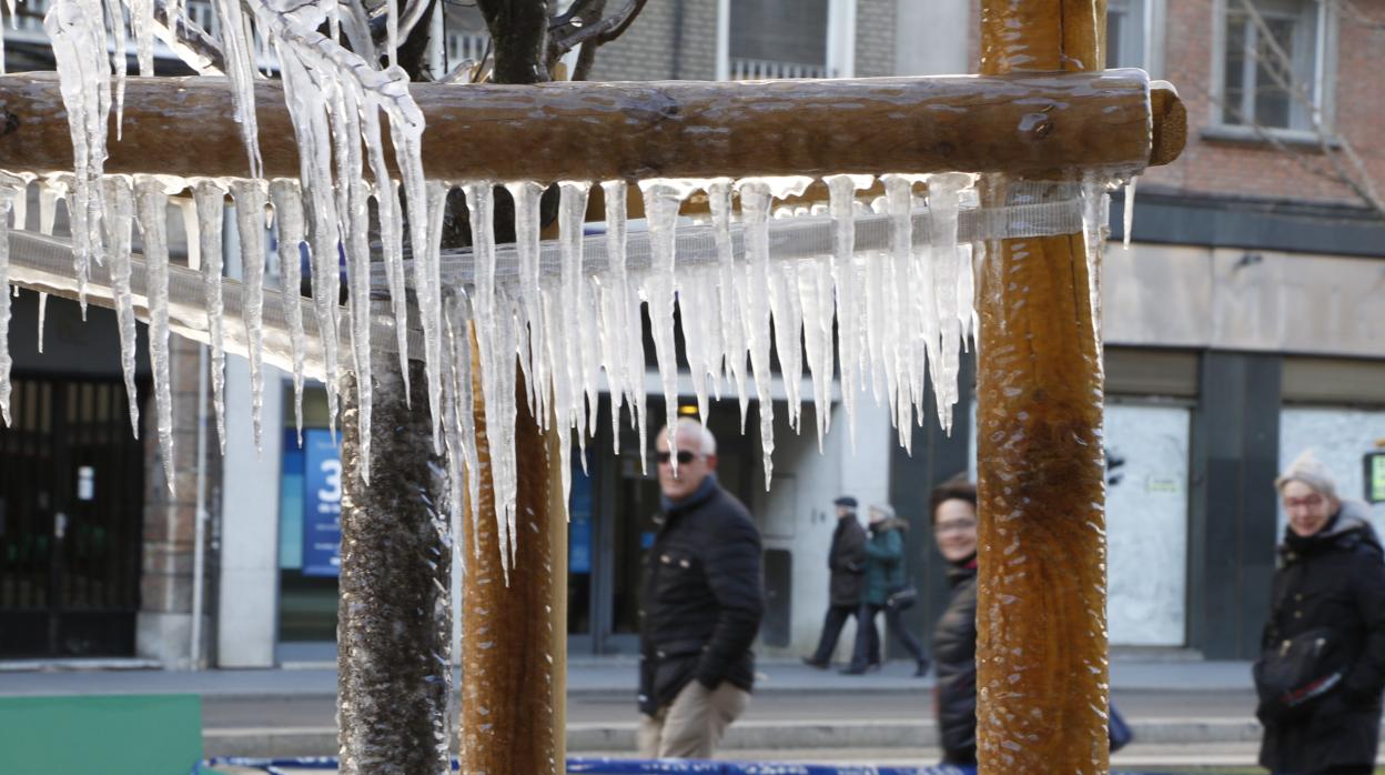 Las temperaturas, hundidas durante la noche en estos primeros días de enero