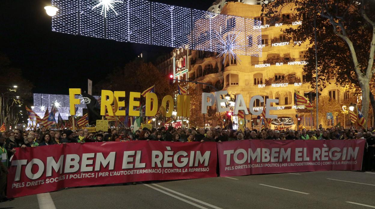 Manifestación de la ANC del pasado 21 de diciembre