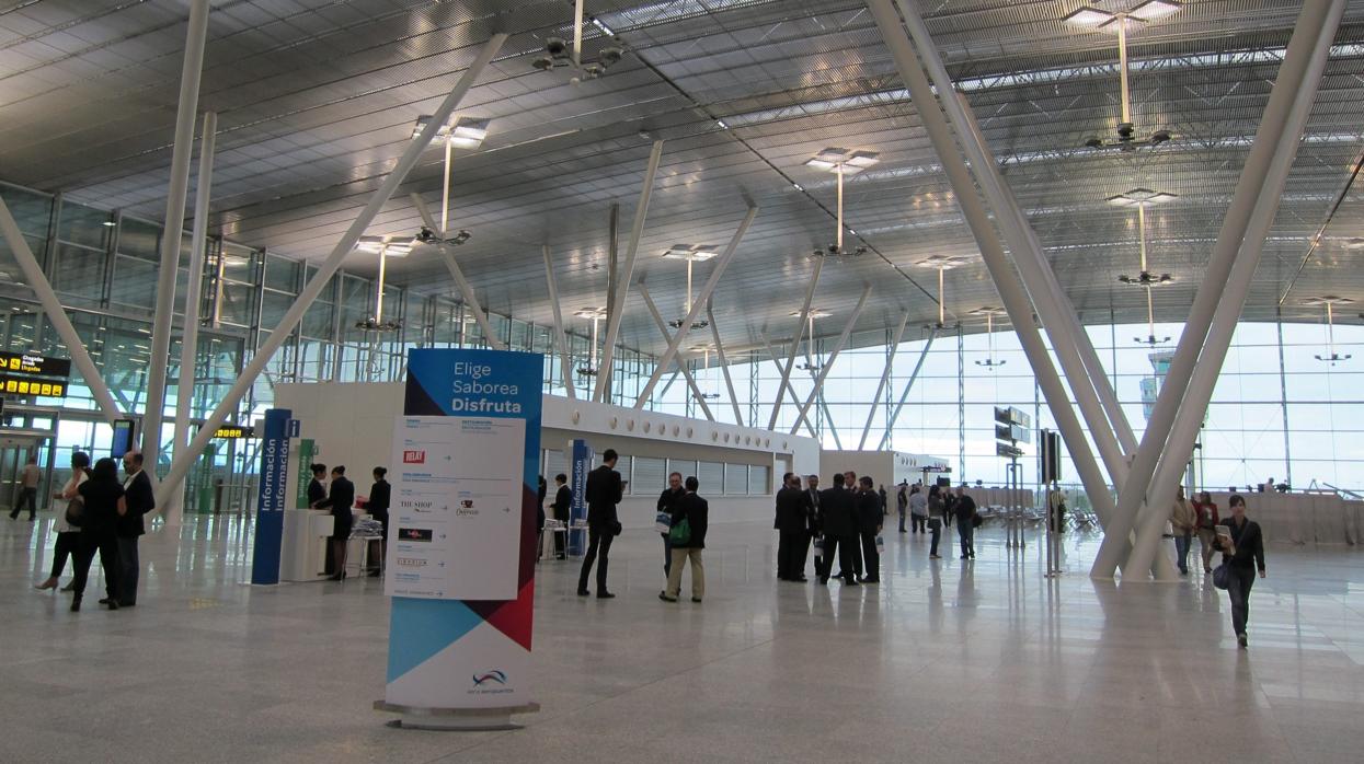 Terminal del aeropuerto de Lavacolla (Santiago)