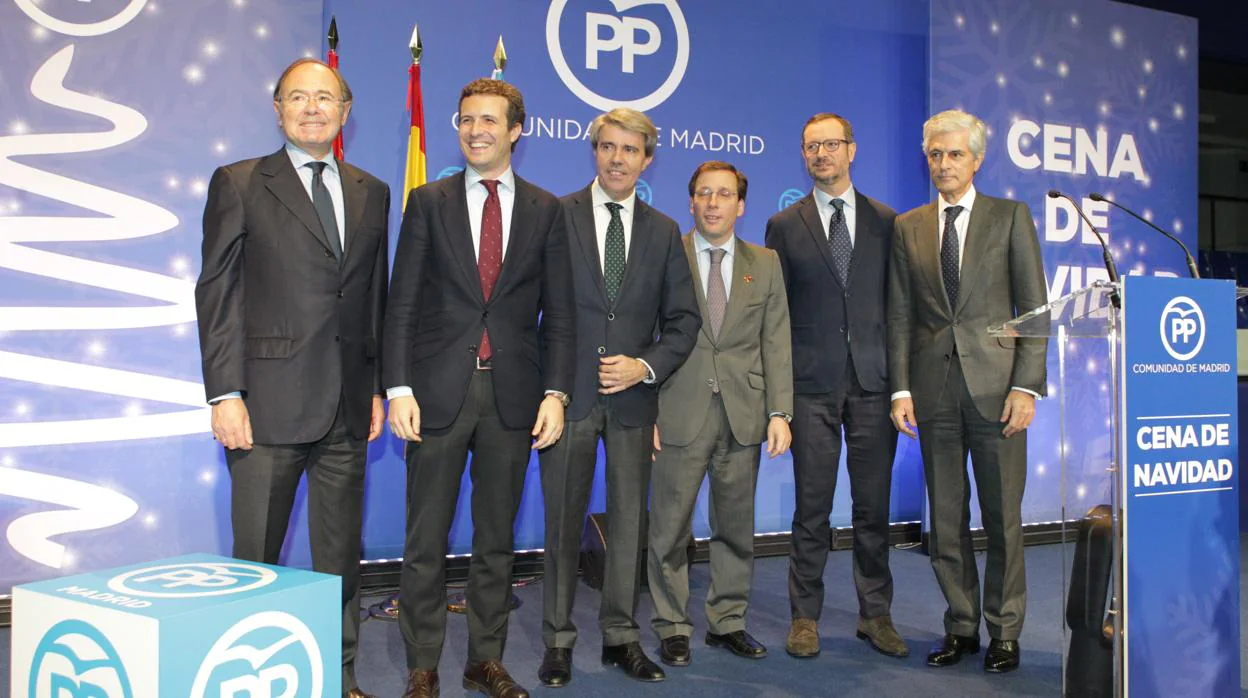 Casado, con los hombres que más suenan para liderar el PP en Madrid