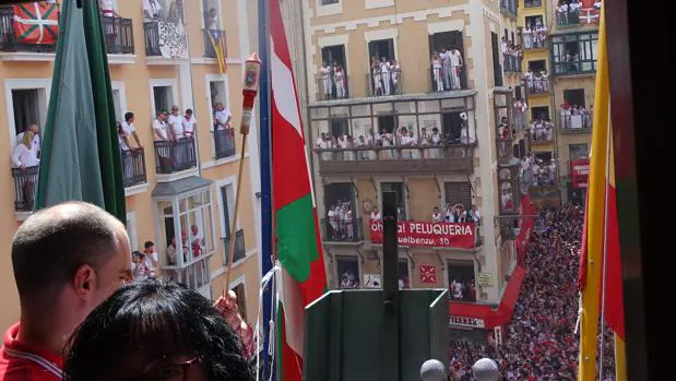 El Ayuntamiento de Pamplona vuelve a ser condenado por la colocación de la ikurriña en Sanfermines