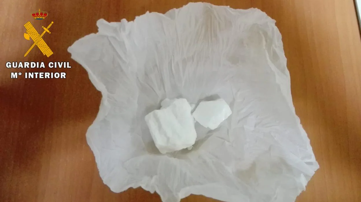 Cocaína intervenida por la Guardia Civil