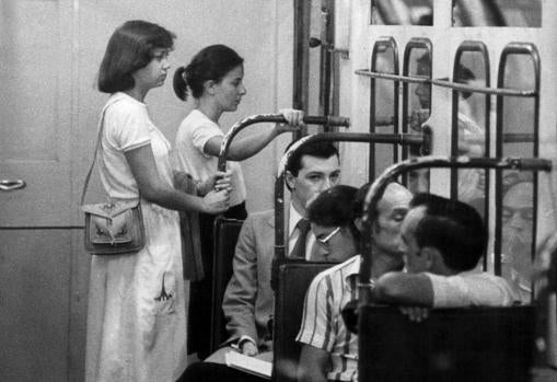 Viaje en metro en 1982