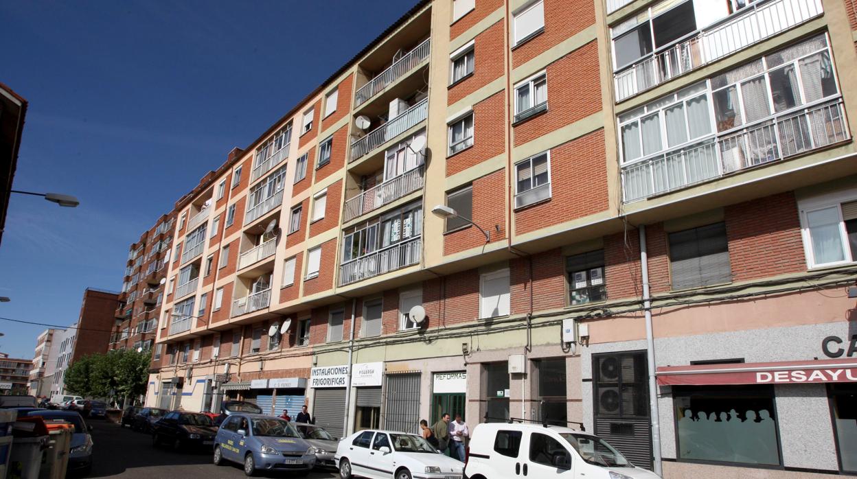 El barrio de Las Viudas en Valladolid, desde donde se efecturaron los disparos