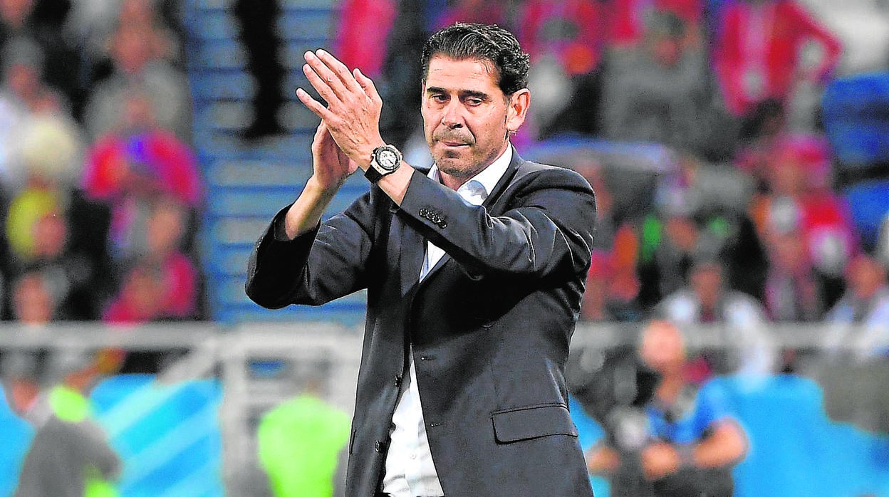 Fernando Hierro fue el seleccionador español en el último Mundial de fútbol