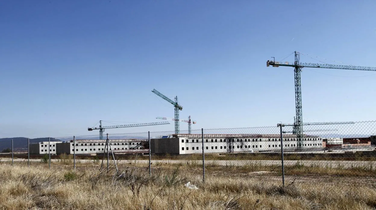 Obras en el nuevo centro penitenciario de Soria