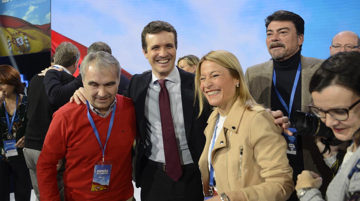 Convencion del Partido Popular con el líder de la formación, Pablo Casado