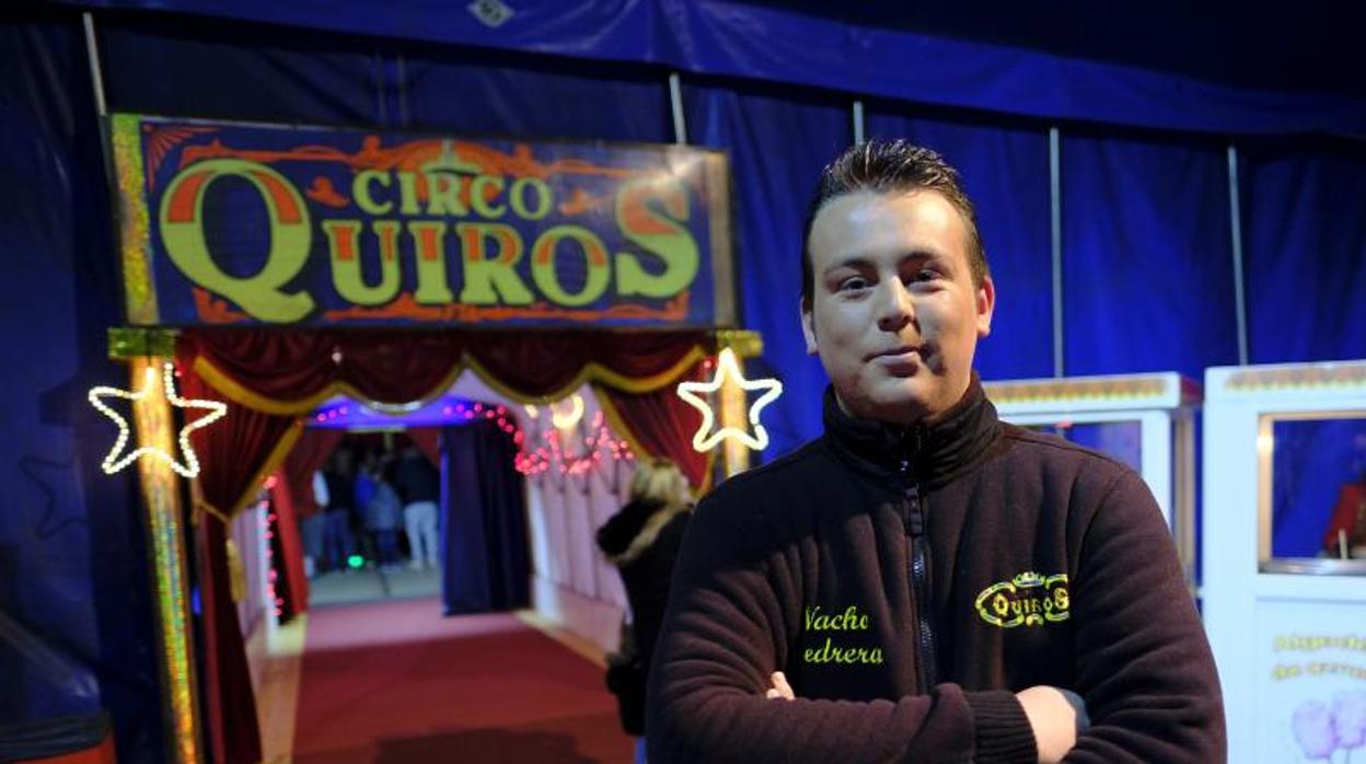 Nacho Pedrera, gerente del Circo Quirós