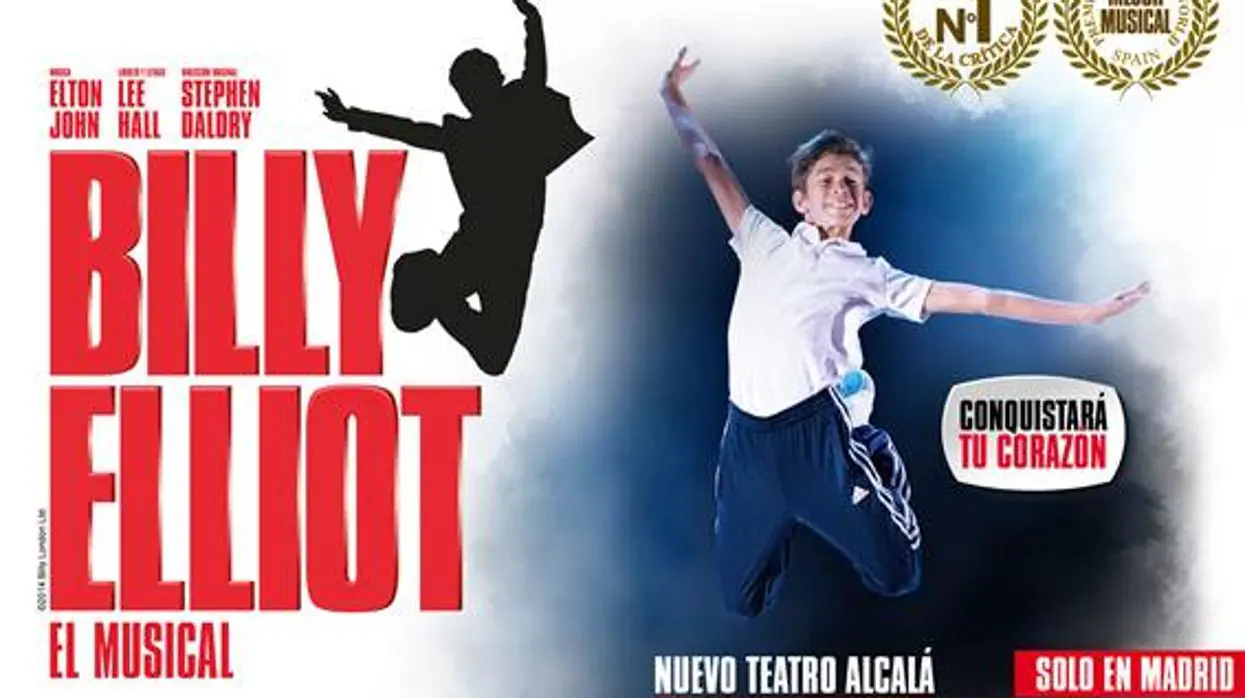 Cartel del musical Billy Elliot en Madrid
