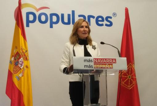 La presidenta del Partido Popular de Navarra, Ana Beltrán