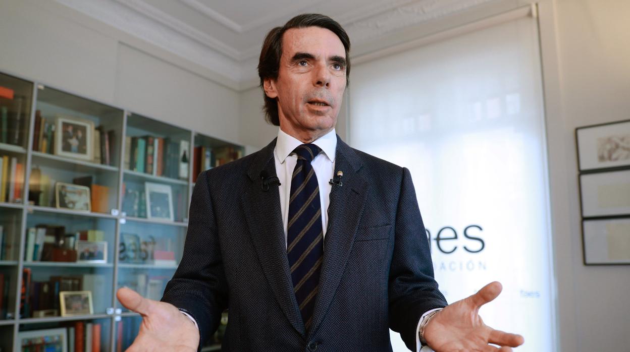 José María Aznar, expresidente del Gobierno