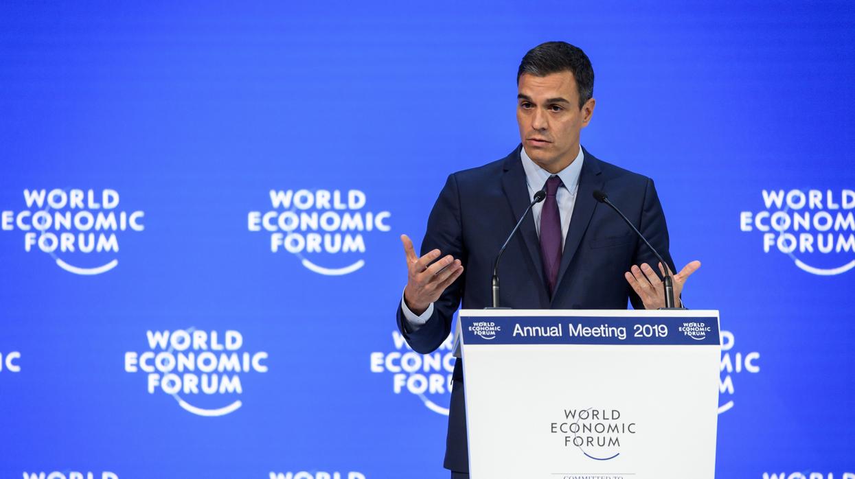 Pedro Sánchez en el Foro Económico Mundial de Davos