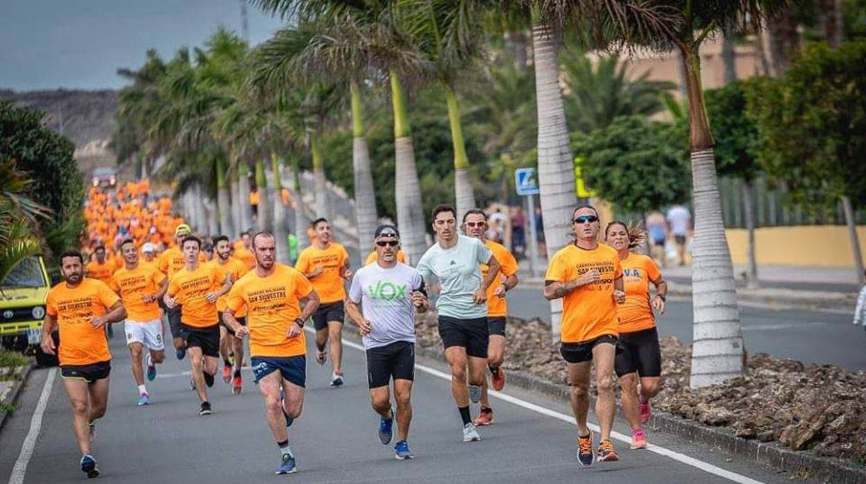 Una carrera de San Silveste en Canarias el pasado 31 de diciembre de 2018