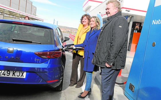 Abre una estación en el Polígono para vehículos de gas natural