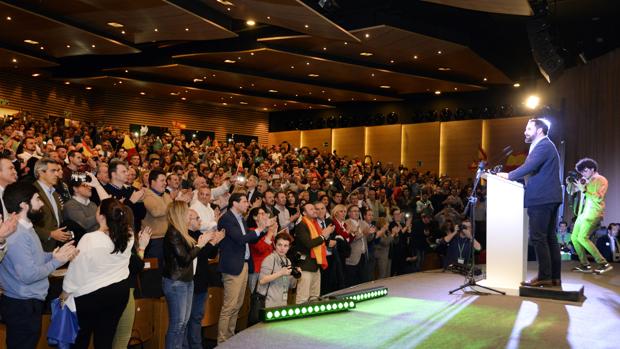 Multitudiario acto de Vox con Santiago Abascal en Toledo