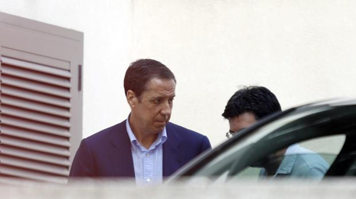 Imagen de Eduardo Zaplana tomada el día de su detención