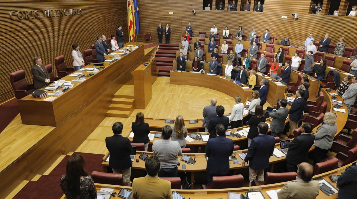 Imagen de archivo de una sesión de control en las Cortes Valencianas