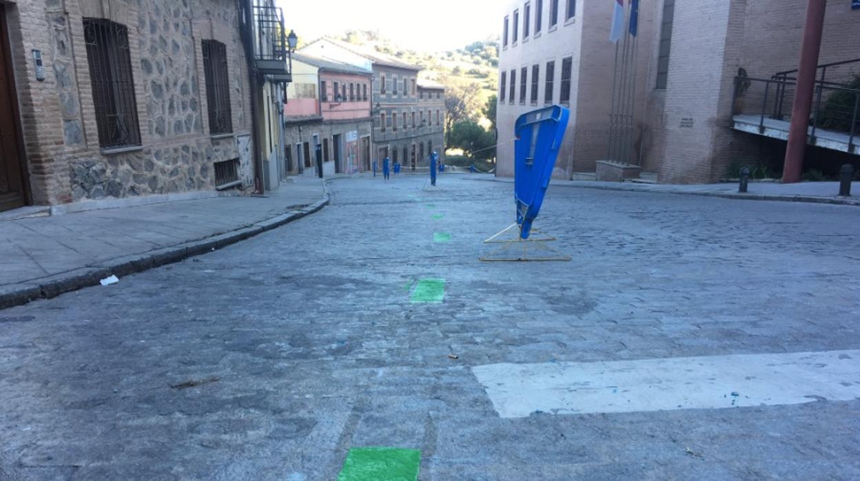 Se han instalado al final de la calle Cervantes