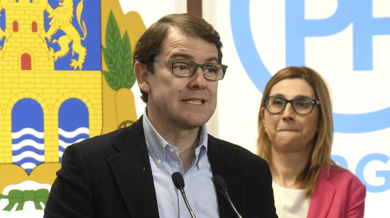 El presidente del PP de Castilla y León, Alfonso Fernández Mañueco