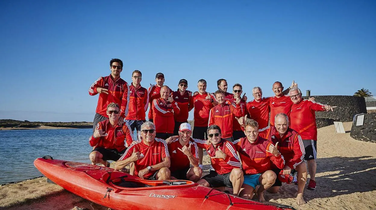 Los conductores de Audi Motorsport, vacaciones en Canarias