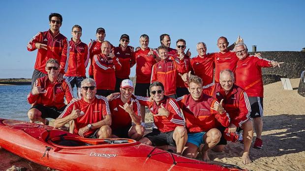 Los conductores de Audi Motorsport, vacaciones en Canarias