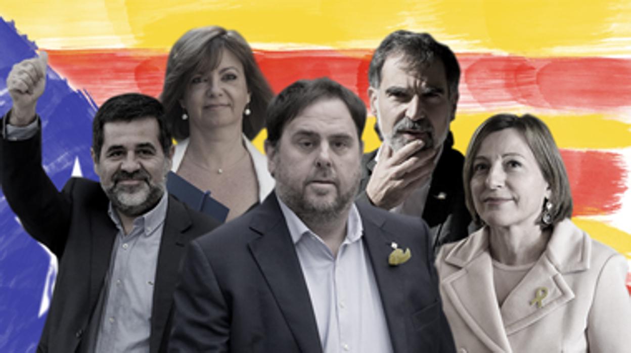 Los líderes del «procés», ante la Justicia por atentar contra España