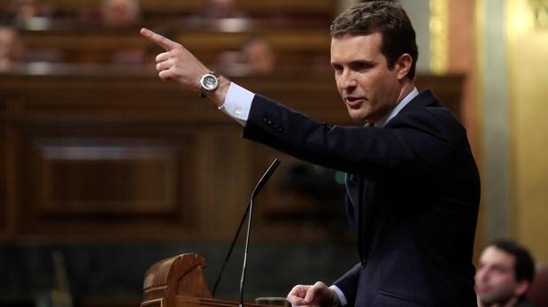 Casado al Gobierno: «Se acabó, la nación española ha dicho basta»