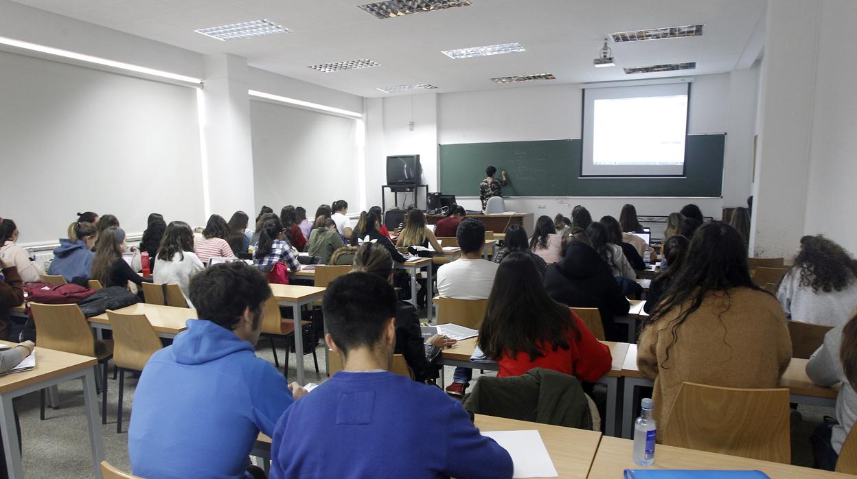 Imagen de archivo de una clase universitaria