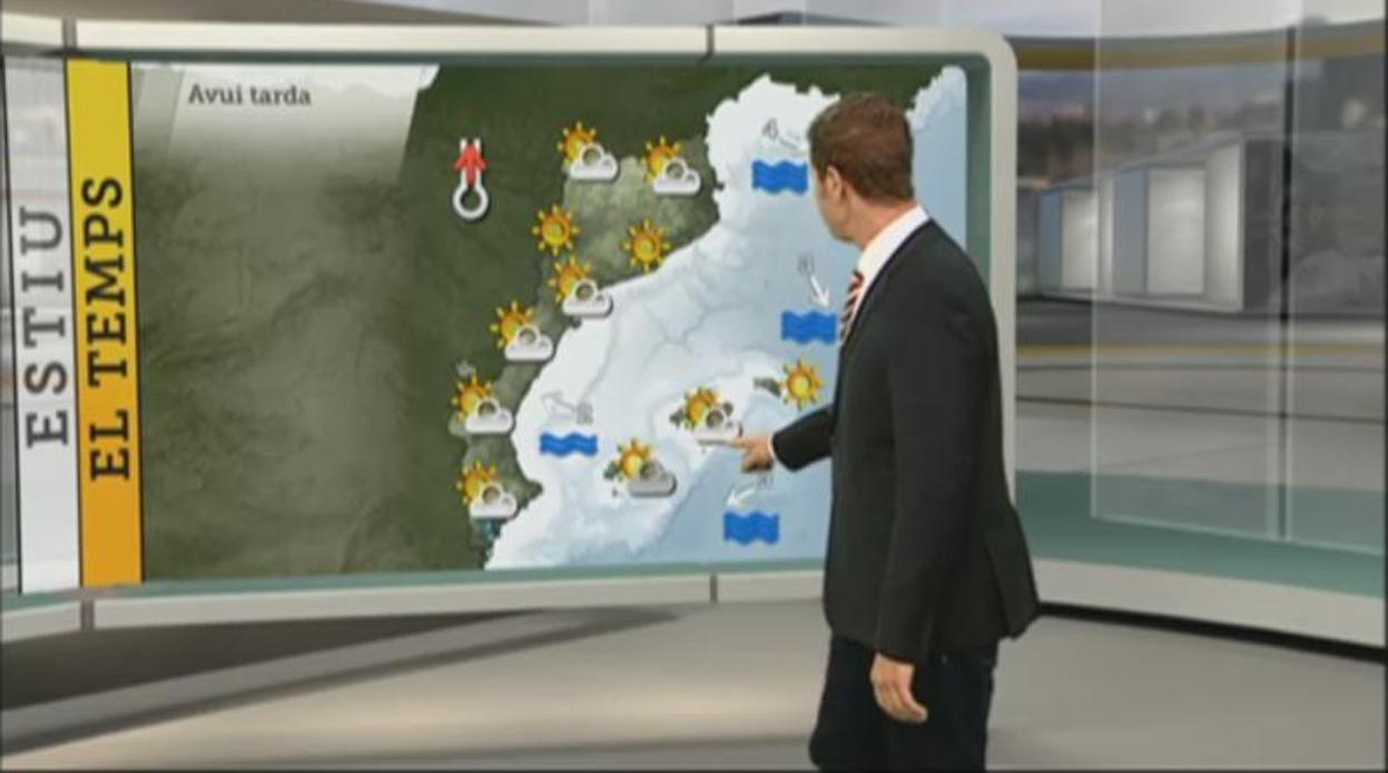 Mapa de los inexistentes «Países Catalanes» difundido en TV3 en los pronósticos del tiempo