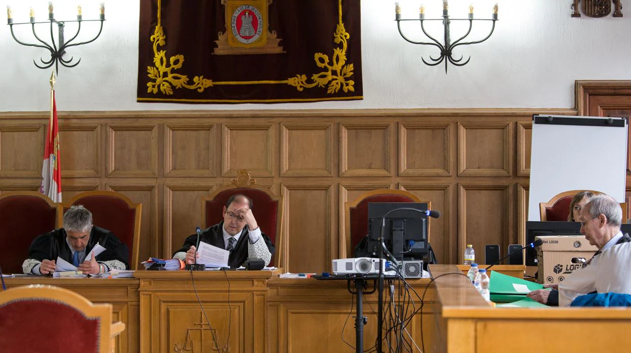 Sesión de un juicio en la Audiencia Provincial de Soria, en una imagen de archivo