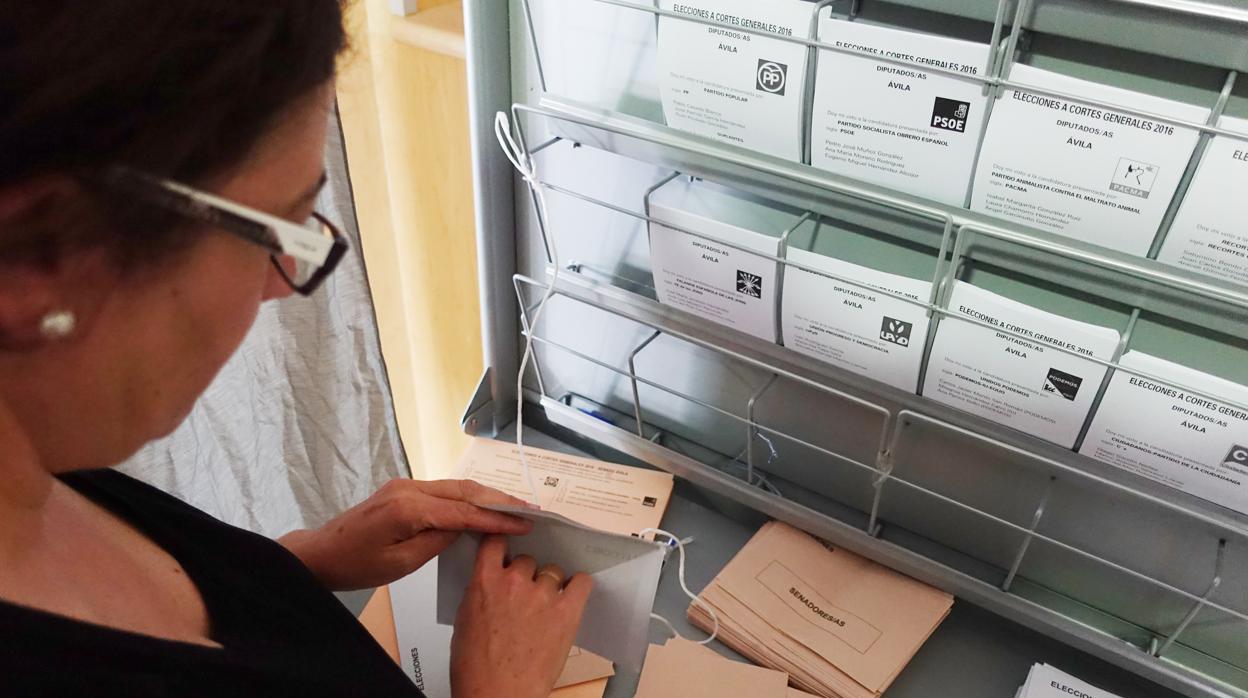 Jornada electoral en Zamora, en una imagen de archivo