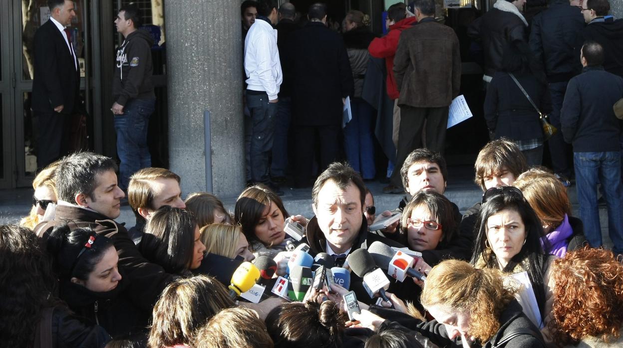 Manuel Cobo tras su declaración en el caso espias