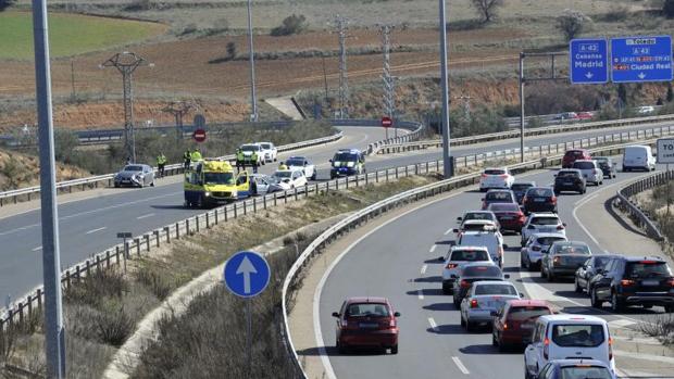 Un muerto en un grave accidente en la circunvalación de Toledo