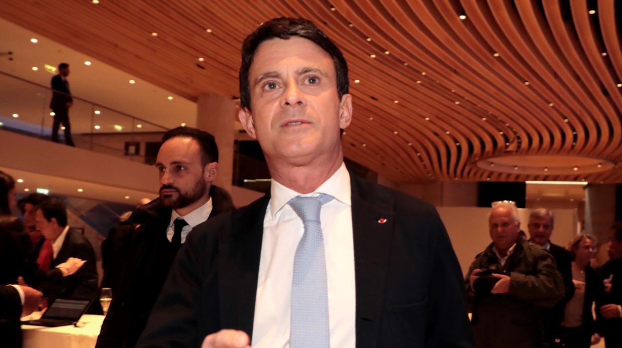 El ex primer ministro francés, Manuel Valls