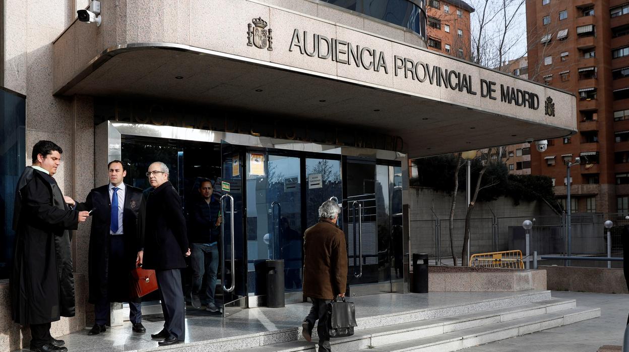 Exterior de la Audiencia Provincial de Madrid