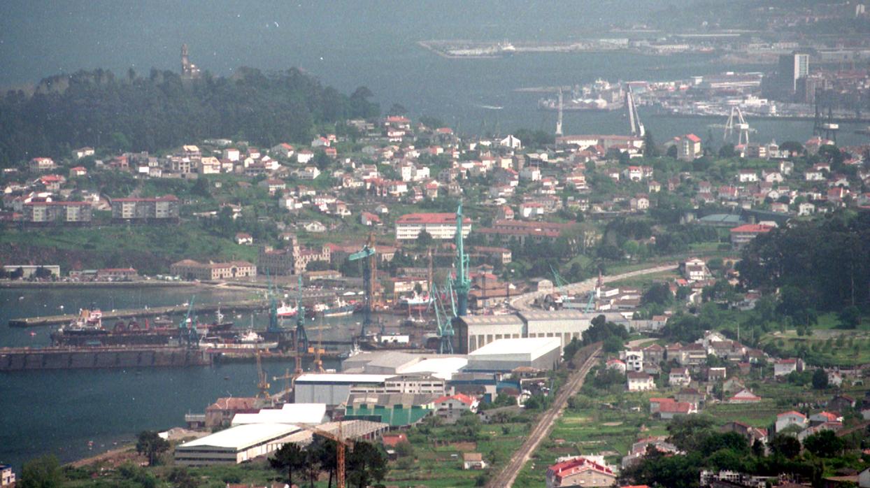 Vista panorámica de Vigo