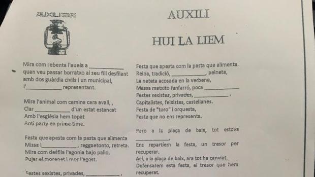 «Fiestas fascistas y castellanas»: así se adoctrina contra España a alumnos de 13 años en Alicante