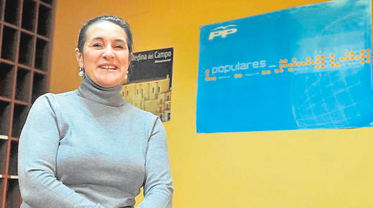 La portavoz del PP en el Ayuntamiento de Medina del Campo (Valladolid), Olga Mohíno