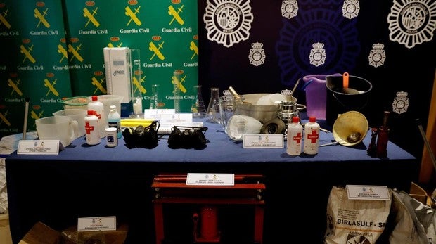 Cae una red de narcos que cocinaba cien kilos semanales de cocaína en una masía valenciana