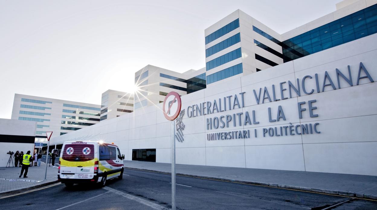 Hospital La Fe de Valencia donde ha sido trasladada la menor