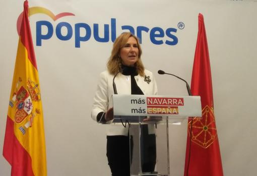 La presidenta del PP en Navarra, Ana Beltrán