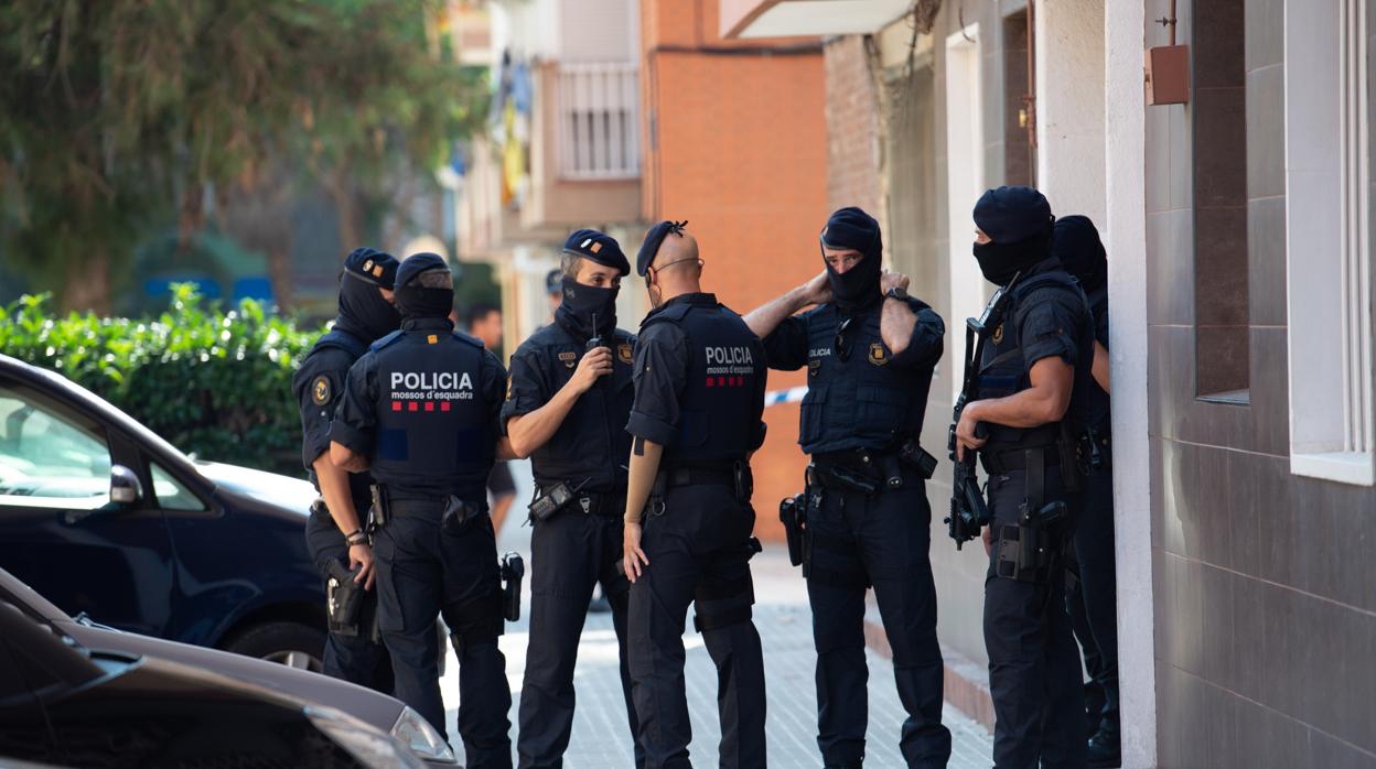 Los Mossos en una operación